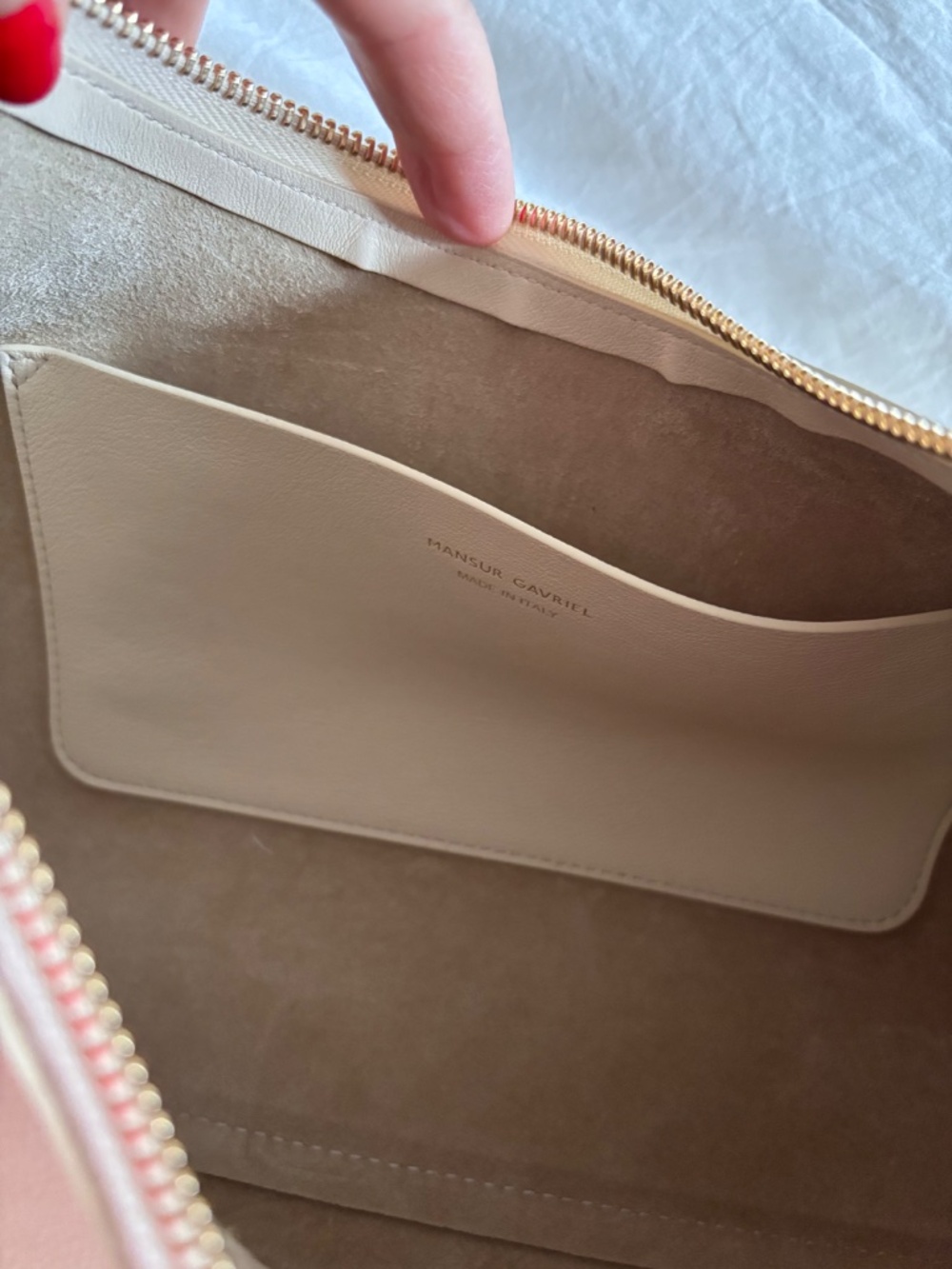 Mansur Gavriel Candy Baguette Bag in Jasmine - Picture 5 of 6